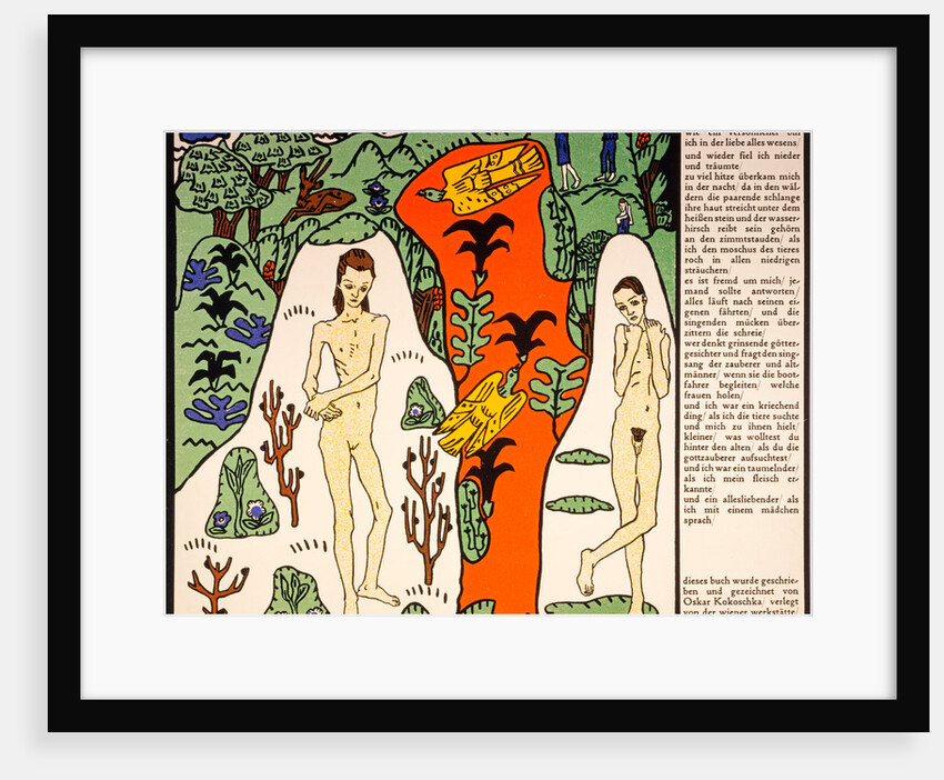 Die träumenden Knaben [The Dreaming Boys] by Oskar Kokoschka